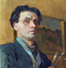 Николай Шелюто. Автопортрет, 1956 г.