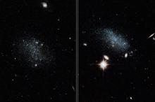 Карликовые галактики в Рыбах. Изображение: : NASA, ESA, и E.Tollerud (STScI)