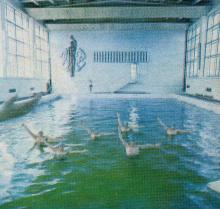 Одесса. Лечебный бассейн санатория «Молдова». Фотография из справочника «Курорты Одессы», 1976 г.