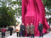 Открытие памятника Потемкинцам на Таможенной площади. Фото Александра Дроздовского. Одесса, 14 октября 2007 г.