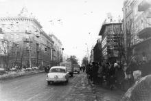 Одесса, улица Дерибасовская. Январь, 1968 г.