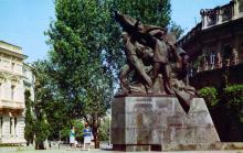 Памятник восставшим морякам броненосца «Потемкин». Открытка из комплекта «Одесса», 1981 г.