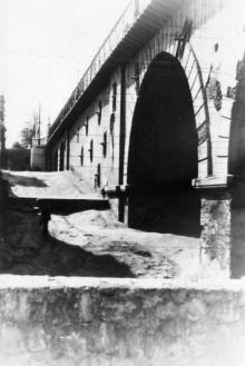 Строгановский мост. Фотограф Андрей Онисимович Лисенко. Конец 1940-х гг.