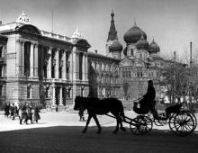Привокзальная площадь, фотография 1942-1943 годов