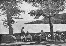 Аркадия. Вид из парка. Фото в брошюре «Одесса. Приморские курорты». 1933 г.