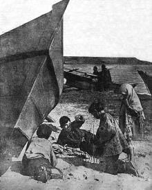 Берег в районе немецкой колонии Люстдорф, 1917 г.