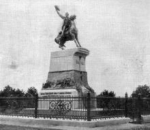 Памятник А.В. Суворову на Рымникском поле. Журнал «Искры» за 10 ноября 1913 г.