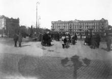 Вид на Пассаж с Соборной площади. Одесса. 1918 г.
