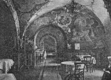 Ресторан «Бавария». Фото из рекламы в путеводителе Вайнера. 1901 г.