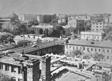 Вид на Строгановский мост, фотограф Дниир Павлович Климовский, 1970-е годы