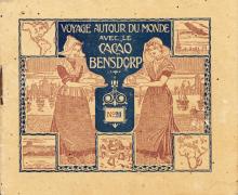 Альбом-вкладыш в коробки для какао фабрики Bensdorp
