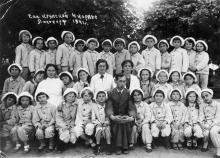 В санатории им. Крупской. Фото из архива Аси Бегельфер. Одесса. Июнь, 1941 г.