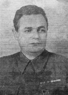 А.Г. Колыбанов. Фото в газете «Большевистское знамя». Одесса. 1945 г.