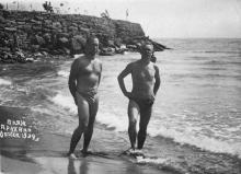 Одесса. На пляже в Аркадии. 1939 г.