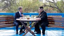            , 27  2018 . :  Korea Summit Press Pool / AFP / Scanpix / LETA