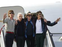 Rolling Stones в 2016 году. Чарли Уоттс второй слева. AP Photo/Ramon Espinosa File