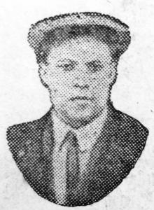 Тов. Плахотник, который сконструировал первое устройство для телевидения. Фото в газете «Чорноморська комуна», 14 января 1935 г.
