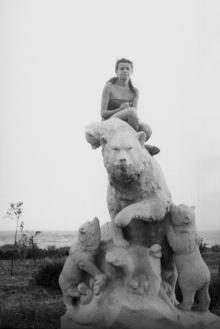 Скульптура «Медведи» в Лузановке. Одесса. 1960-е гг.