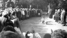 Митинг в честь дня рождения В.И. Ленина в парке им. Ленинского комсомола. Одесса, начало 1980-х гг.