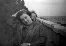 Одесса, в санатории Чкалова у лифта, 1960 г.