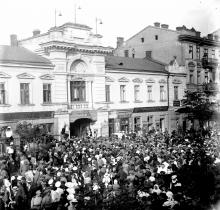 Одесса, ул. Коблевская, театр Палас (цирк), 1917-е годы