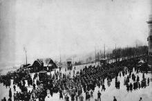 Одесса. Германские войска на Николаевском бульваре