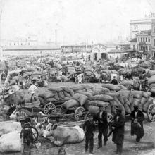 Одесса, на Таможенной площади, 1898 г.