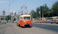 Одесса. Начало ул. Водопроводной, Старосенная площадь. Фотограф Ferdinand Huizer. 11 мая 1990 г.