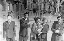 Одесса. Ул. Красной Армии, возле дома № 7. 1950-е годы