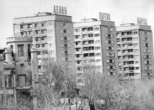 Жилые дома на Комсомольском бульваре в Одессе. Фотограф И. Павленко. 1978 г.