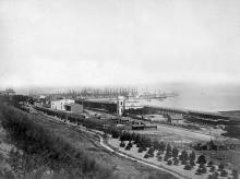Вид с бульвара на порт. Одесса. Фотограф Рауль Фот. 1878 г.