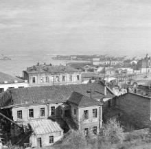 Вид на порт с начала ул. Гоголя. Одесса. 1941 г.