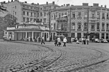 Одесса, площадь Мартыновского (Греческая). Фотограф Борис Владимирович Зозулевич, 1957 г.