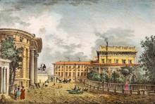 Дом ЕС Графа М.С. Воронцова, литоргафия, 1837 г.
