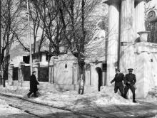 Проходная Одесской киностудии. Зима, 1969 г.