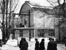 1-й павильон киностудии. Фото Осиповой. Зима, 1969 г.