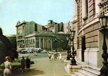 Театральная площадь. Фотография в фотоальбоме «Одесса», 1965 г.