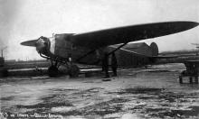 Советский пассажирский самолет К-5 на старте Одесса-Харьков, 1934 г.