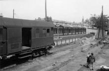 Одесса. Вид на перрон вокзала. 1943 г.