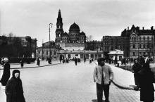 Привокзальная площадь, фотография 1942-1943 годов