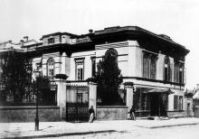 Усадьба графа М.М. Толстого, здания картинной галереи еще нет, фотография до 1896 года