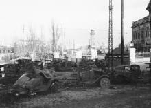 Проходная Одесского порта в ноябре 1941 г.