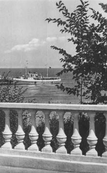 Одесса. Аркадия. На берегу моря. Фото О. Малаховского. Почтовая карточка. 1963 г.
