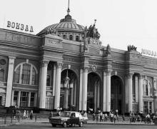Вокзал, фото РИА «Новости», 1981 г.