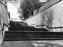 Одесса. Подпорные стены и лестница Ланжероновского спуска. 1980-е гг.
