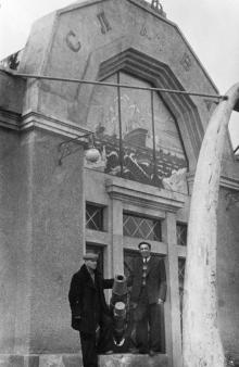 Музей китобойной флотилии «Слава» в парке Победы. Одесса, 1950-е гг.