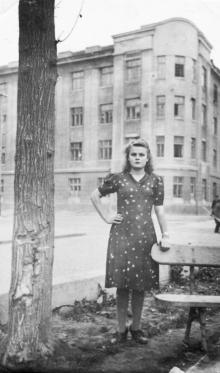 Одесса. В сквере на площади Льва Толстого. 1948 г.