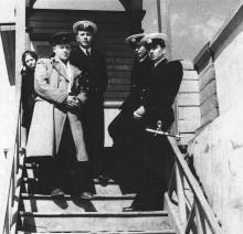 И.Ф. Демьянов крайний справа. 1954 г.