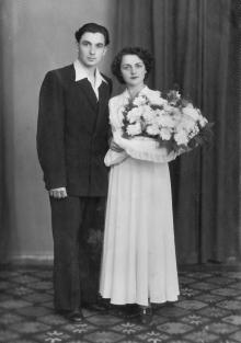 Свадьба И.Ф. Демьянова с Г.И. Сенчиневич. 11 июля 1955 г.