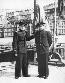 И.Ф. Демьянов справа. 1954 г.